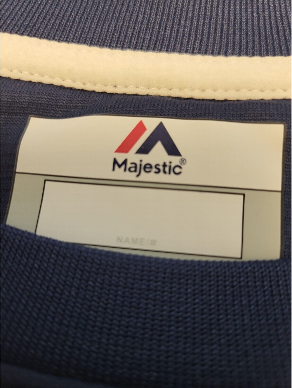 Majestic Navy Blue Long Sleeve Athletic Shirt Size 2XL